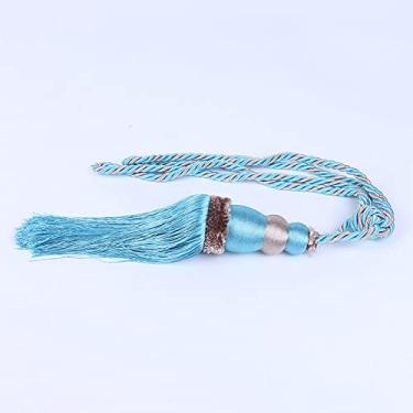 Imagem de Suportes de cortina Cortina pendurada bola pendurada sem instalação de alça de cortina acessórios de cortina de corda, T7,1 Pçs