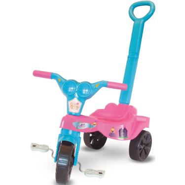 Triciclo Motoca Infantil Menina Play Trike Rosa Maral - Velotrol e