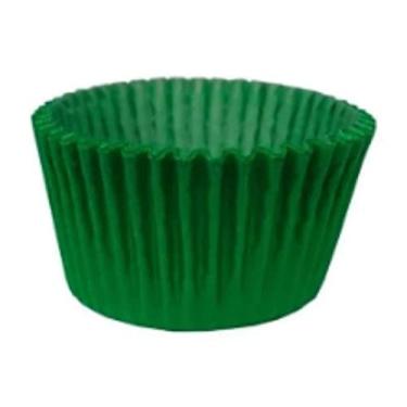 Imagem de Forma Mini Cupcake Verde Escuro Com 45 Plac