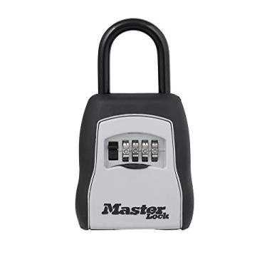 Imagem de Master Lock 5400D Conjunto Sua Própria Caixa Portátil de Cadeado com 5 Teclas de Capacidade, Preta (pacote com 4)