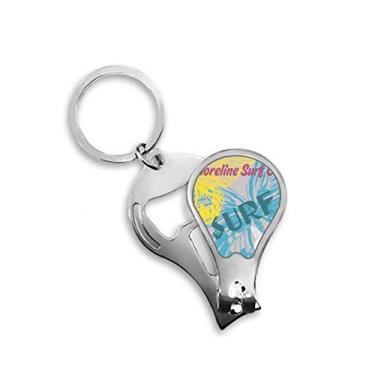 Imagem de Cortador de unhas borboleta Summer Shoreline Surf Butterfly abridor chaveiro tesoura