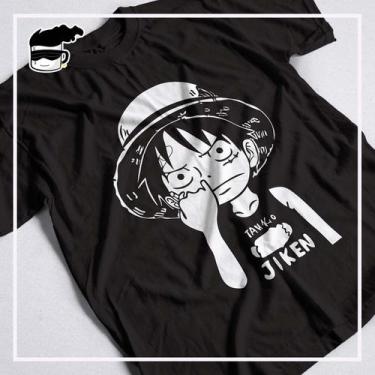 Imagem de Camiseta One Piece Luffy Jiken Unissex Anime - Kamisetas Otaku