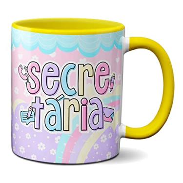 Imagem de Caneca Secretária Profissião Secretariado Presente Criativo (Amarela)