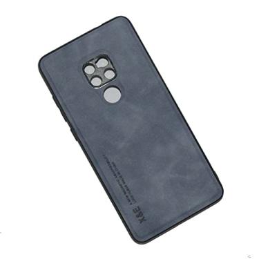 Imagem de Kepuch Silklike Capa para Huawei Mate 20 - Case Placa de Metal Embutida para Huawei Mate 20 - Azul