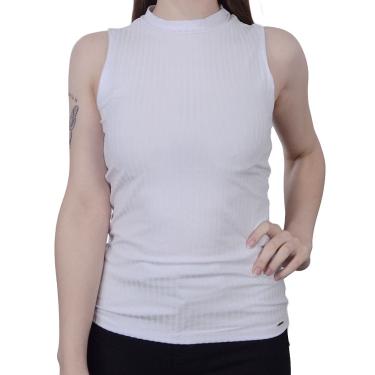 Imagem de Blusa Feminina Lunender Canelada Branco - 00361