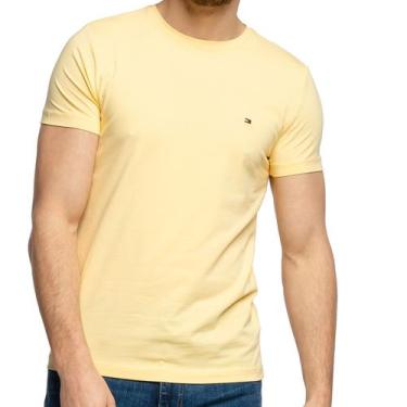 Imagem de Camiseta Tommy Hilfiger Essential Cotton Tee Amarelo