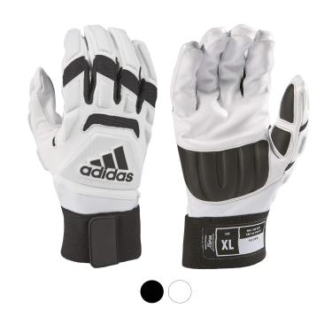 Imagem de adidas Luvas de futebol americano adulto Freak MAX 2.0, acolchoadas, brancas, GG – Equipamento de futebol premium