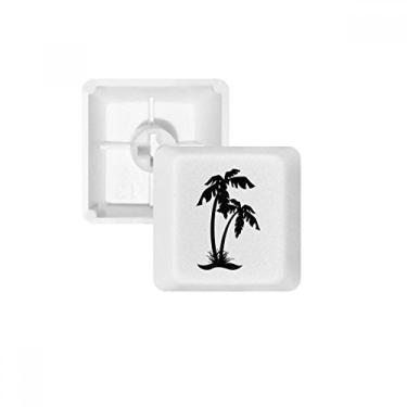 Imagem de Kit de atualização de teclado mecânico PBT com contorno de praia preto da Coconut Tree