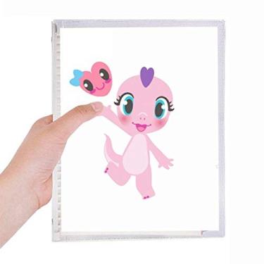 Imagem de Caderno Dinossauro Kingdom Love You com Folhas Soltas e Diário Recarregável