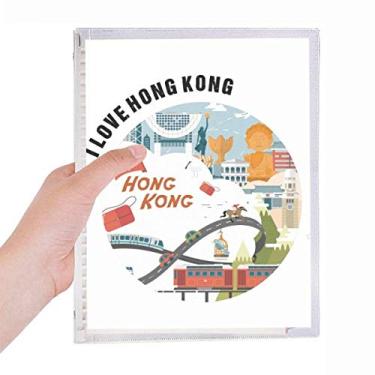 Imagem de Caderno de anotações famosos de Hong Kong com folhas soltas diário recarregável