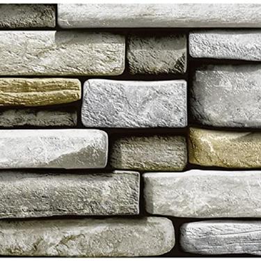 Imagem de Plástico Adesivo, Gekkofix, 45 cm, Parede De Pedra, Rolo de 15 Metros