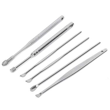 Imagem de Colher de aço inoxidável, limpador de cera de orelha, removedor de cera de ouvido de liga de alumínio, móveis diários para casa