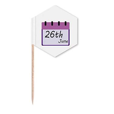 Imagem de Dia Internacional contra as drogas, bandeiras de palito, palitos de cupcake, festa comemoração