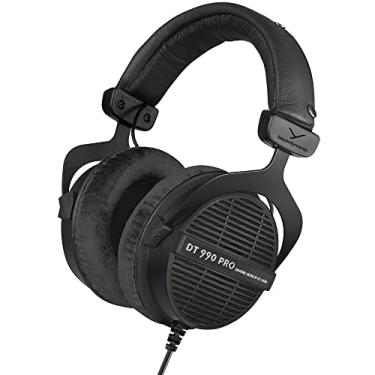 Imagem de beyerdynamic Fone de ouvido Dt 990 Pro circum-auricular para monitor de estúdio - estrutura estéreo aberta com fio (80 Ohm, preto (edição limitada))