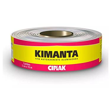 Imagem de CIPLAK KIMANTA ALUMINIO - Fita adesiva impermeável para vedação em telhados, rufos, calhas, claraboias, lajes, Rolo 5cm x 10m