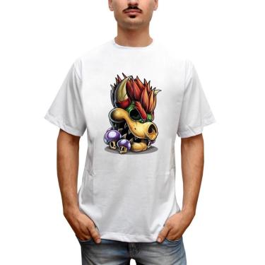 Imagem de Camiseta Masculina Rei Koopa Bowser Super Mario-Masculino