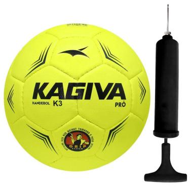 Imagem de Kit Bola Handebol Kagiva K3 Pró + Bomba de Ar-Unissex