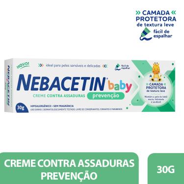 Imagem de Creme contra Assaduras Nebacetin Baby Prevenção 30g 30g