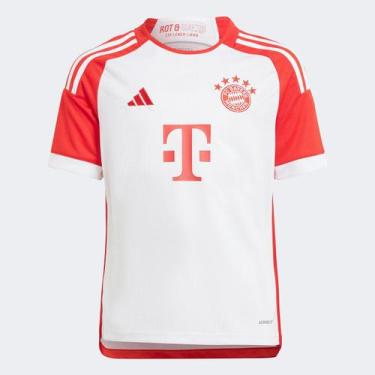 Imagem de Camisa Bayern De Munique Juvenil Home 23/24 S/N Torcedor Adidas