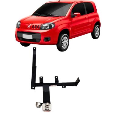 Imagem de Engate Reboque Rabicho Fixo Uno Vivace/Way/Sporting 2011 a 2018 400Kg
