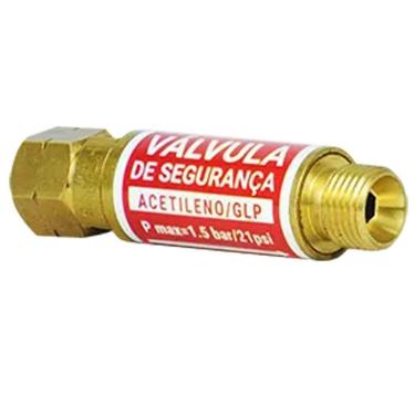 Imagem de Válvula Seca Corta Chamas - Para Regulador de Oxigênio - 57 - Galzer