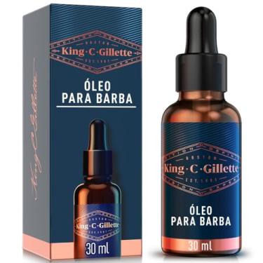 Imagem de KING C. GILLETTE, Óleo para Barba 30ml, Produtos para barba, Hidratação e maciez para sua barba, cuidado da barba de homens