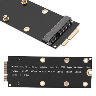 Imagem de Adaptador MSATA SSD para SATA Adaptador Conversor SSD para 2012 MacBook Pro MC976 A1425 A1398 Adaptador 2012 MacBook Pro MC976 A1425 A1398 para Plug and Play Sem Drivers desejados.