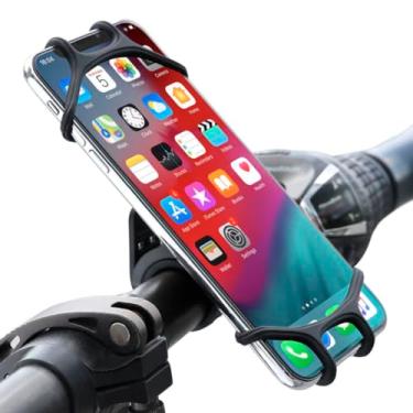 Imagem de Suporte de celular para guidão de bike bicicleta moto motoboy entregador ifood carrinho de bebê