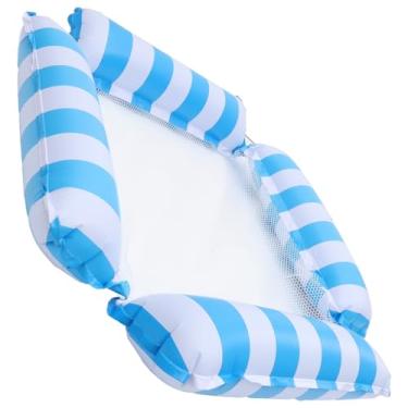 Imagem de VICASKY rede de piscina inflável flutuando espreguiçadeira tapete flutuante para piscina poltronas de água infláveis respirável cadeira flutuante o banho cadeira de malha festa na piscina