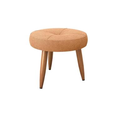 Imagem de Puff Decorativo Havana Boucle Mostarda F493 - Matrix