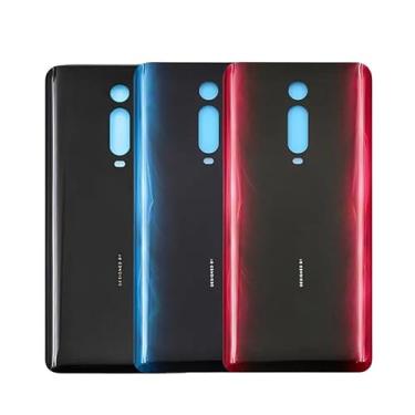 Imagem de SHOWGOOD Capa traseira de bateria para Xiaomi Mi9T Mi 9T Pro, painel de vidro 3D, para Redmi K20 Pro, capa de vidro para porta traseira, adesivo (logotipo Mi)