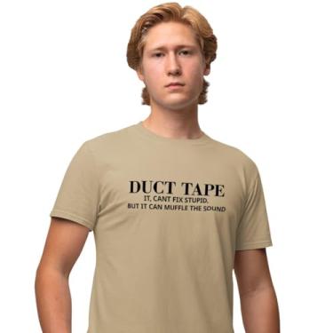 Imagem de Camisa Camiseta Genuine Grit Masculina Estampada Algodão 30.1 Duct Tape - GG - Caqui