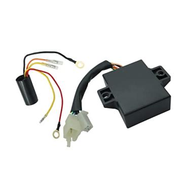 Imagem de 21119-2157 Ignitor CDI Box com módulo de atraso de tempo elétrico AM128906 para John Deere LX172 LX173 LX176 LX178 LX186 LX188 LX277 LX279 GX345, ignição para Kawasaki Mu. FD501FD501Motor V FD590V