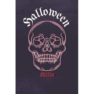 Imagem de Halloween Kills: Symbols Of The Hitman | Assassino Vermelho e Branco | Caderno de presente para o Dia das Bruxas, amado e | 15 x 23 cm - 100 páginas