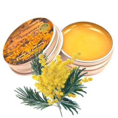 Imagem de Perfume MIMOSA – Eau de Parfum – Bálsamo Sólido – Óleos Essenciais Naturais Fragrância Aromaterapia (Mimosa, Sweet Cassie, Neroli, Ylang, Narciso, Tuberosa) Tamanho de viagem, Seminário, Presentes de