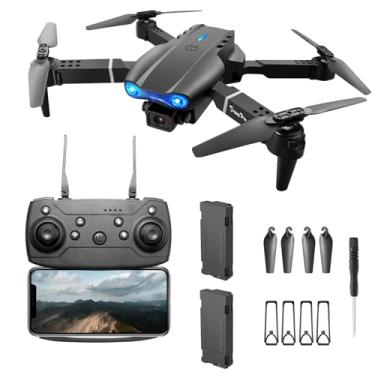 Imagem de Drone FPV com câmeras 4K Dual HD, versão atualizada, quadricóptero RC para adultos e crianças, drone WiFi RC para iniciantes, vídeo ao vivo-E99