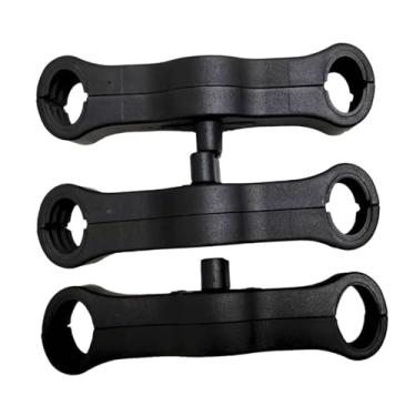 Imagem de Kokiya 3 conectores duplos para carrinho de bebê, adaptador de conector para carrinho de bebê, encaixe rápido, guarda-chuva, acoplador, bucha para casa