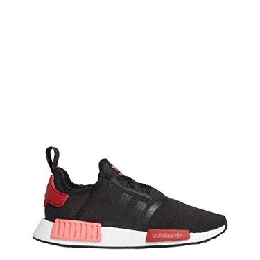 Imagem de T nis de corrida feminino Adidas Originals NMD_xr1 Pk, Core Black / Scarlet / Flash Red, 6.5