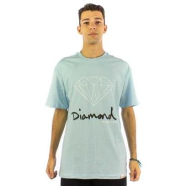 Imagem de CAMISETA DIAMOND OG SIGN TEE - V23DIC01 CAROLINA BLUE-Masculino