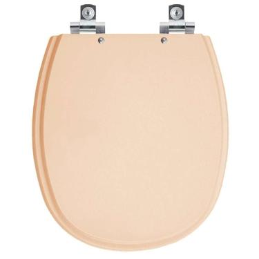 Imagem de Assento Sanitário com Fechamento Lento Aspen Rosa Floral para vaso Deca