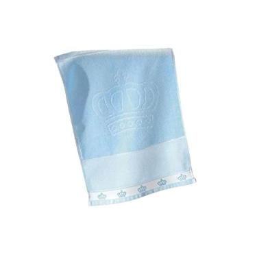 Imagem de TOALHA LAVABO VELOUR JACQUARD P/BORDAR BABY CLASSIC LISO 30CM X 45CM