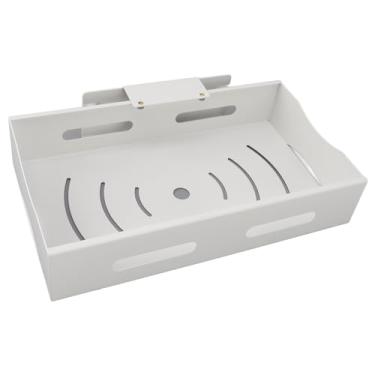 Imagem de Prateleira de Armazenamento Deslizante Resistente, Organizador de Armário Removível, Prateleira de Armazenamento de Cozinha Em Aço Carbono para Armários de Banheiro (L #14)