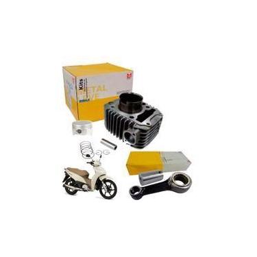 Imagem de Kit cilindro honda biz 125 metal leve injetada 2009-2016 + biela