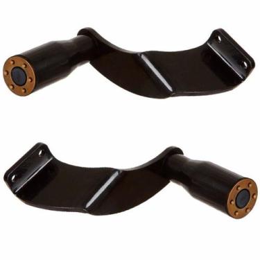 Imagem de Protetor Slider Modelo Bros 125 e 150 Cromo Forte 2003 À 2008, PRETO, 