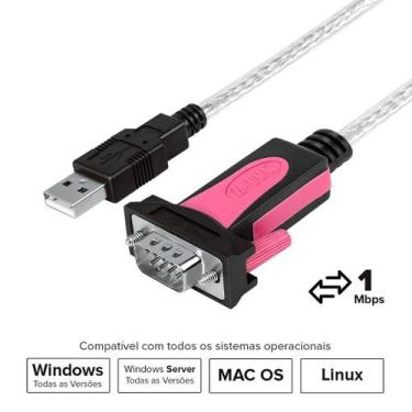 Imagem de Cabo Conversor RS-232 para USB Universal - Z-TECK