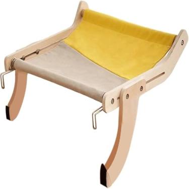 Imagem de Cama Ajustável Para Gatos Peludinho Comfort, Caminha Ajustável Para Gatos, De Madeira, Fixação Em Janelas, Gavetas, Camas, Suporta 18kg, 47x38cm