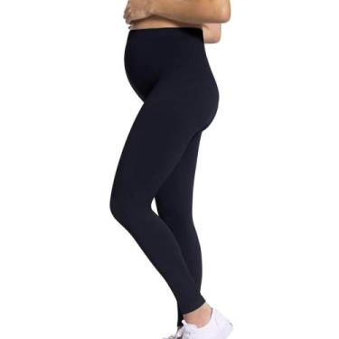 Imagem de Legging Gestante Microfibra Fio 150 Lupo 41853-002, Preto, GG