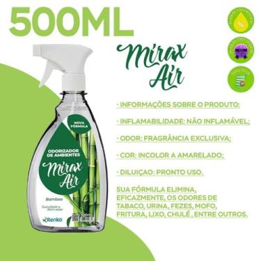 Imagem de Mirax air odorizador de ambiente bamboo 500ml renko, MIRAX AIR ODORIZA