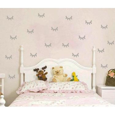Imagem de Adesivo decorativo 40 Pares de olhos de unicórnio 5cm x 3,3cm Adesivo 