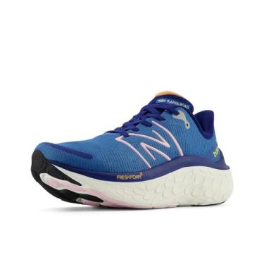 Imagem de New Balance Tênis de corrida feminino Fresh Foam X Kaiha Road V1, Ágata azul/rosa de meados do século, 6